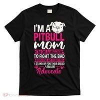 Pitbull Mom Pit Bull Terrier Mommy Pibble Mother's Day T-Shirt thumb 0