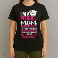 Pitbull Mom Pit Bull Terrier Mommy Pibble Mother's Day T-Shirt thumb 4