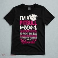 Pitbull Mom Pit Bull Terrier Mommy Pibble Mother's Day T-Shirt thumb 5