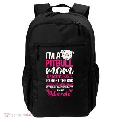 Pitbull Mom Pit Bull Terrier Mommy Pibble Mother's Day Backpack
