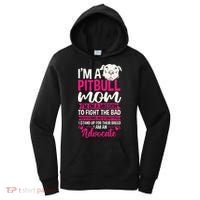 Pitbull Mom Pit Bull Terrier Mommy Pibble Mother's Day Women's Hoodie thumb 0