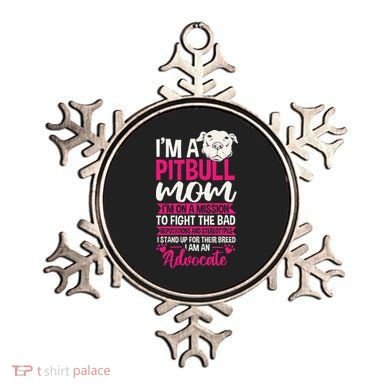 Pitbull Mom Pit Bull Terrier Mommy Pibble Mother's Day Ornament