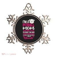 Pitbull Mom Pit Bull Terrier Mommy Pibble Mother's Day Ornament thumb 0