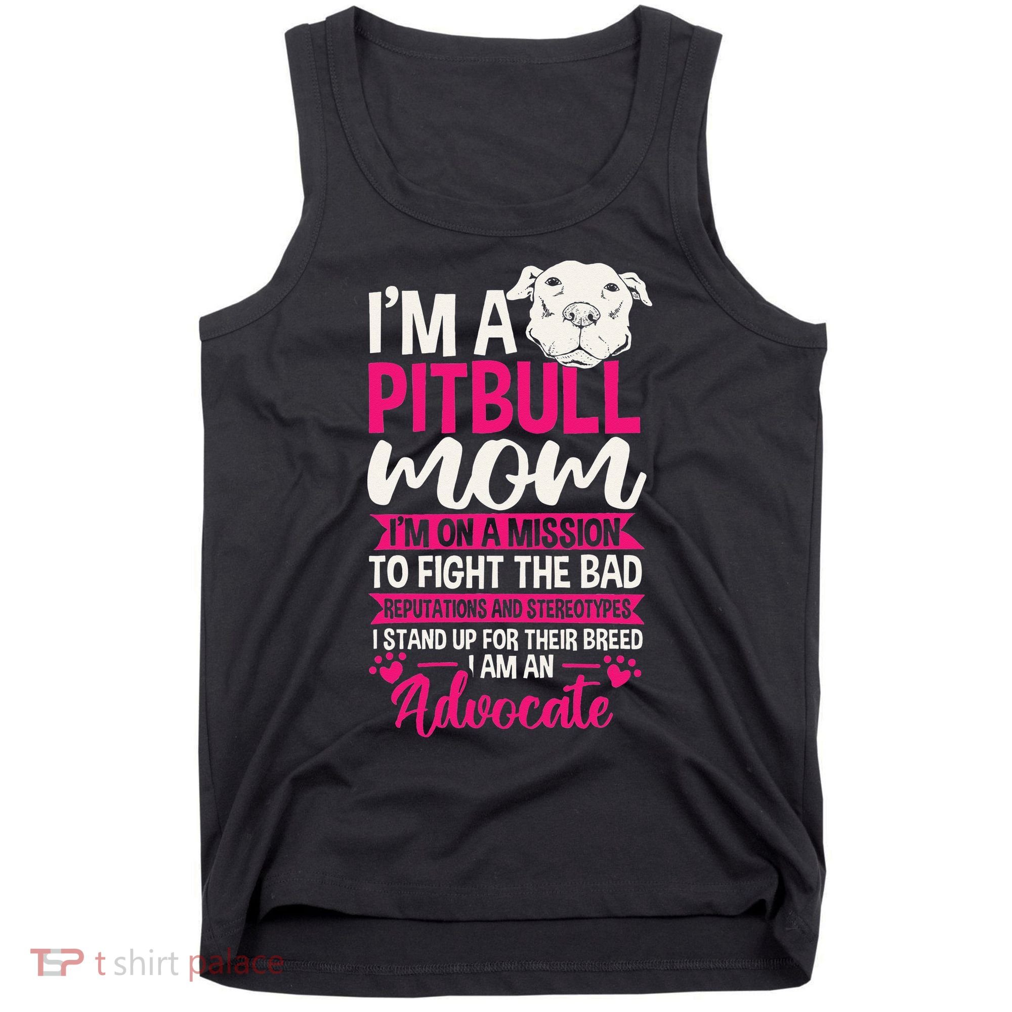 Pitbull Mom Pit Bull Terrier Mommy Pibble Mother's Day Tank Top