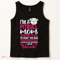 Pitbull Mom Pit Bull Terrier Mommy Pibble Mother's Day Tank Top thumb 2