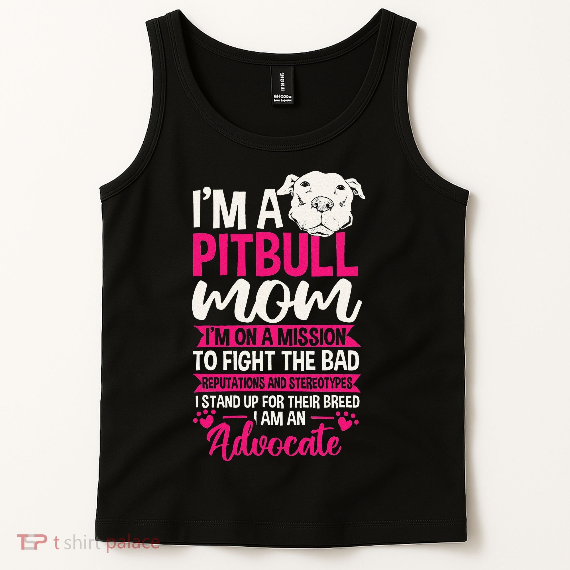 Pitbull Mom Pit Bull Terrier Mommy Pibble Mother's Day Tank Top