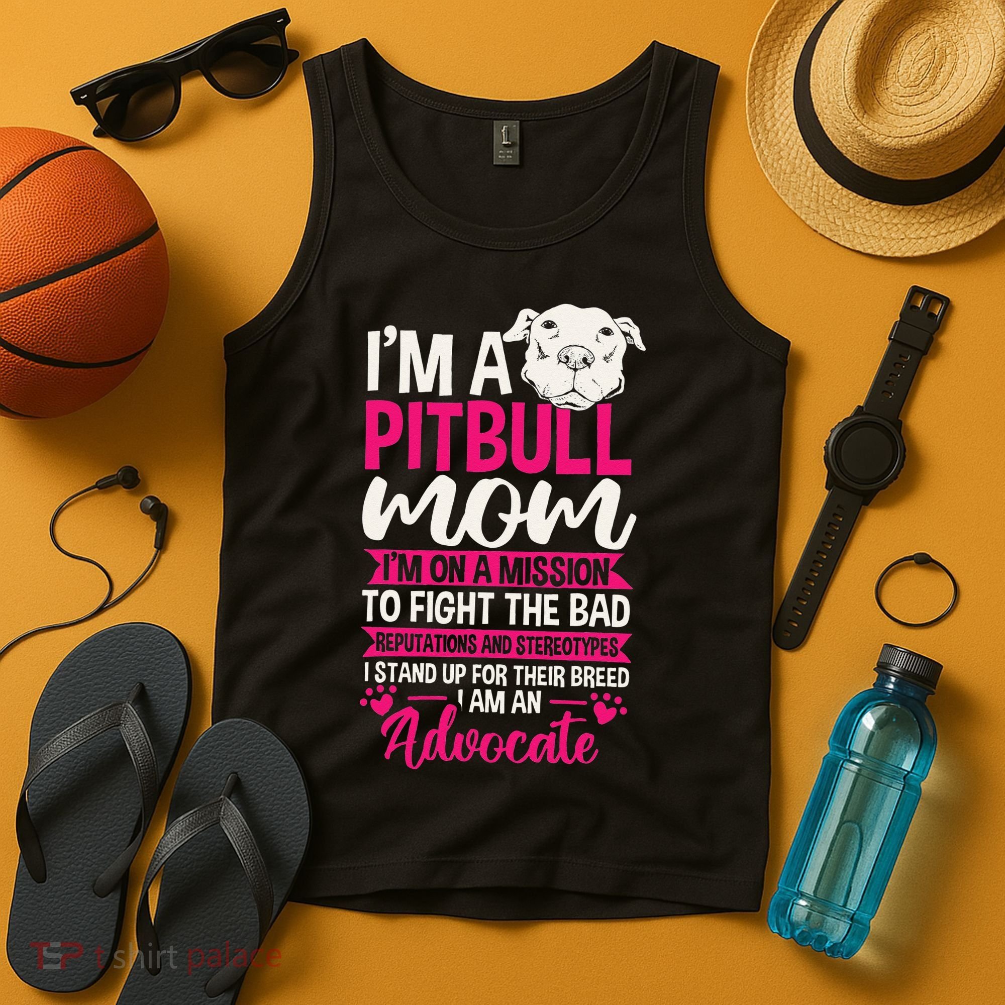 Pitbull Mom Pit Bull Terrier Mommy Pibble Mother's Day Tank Top