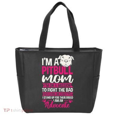 Pitbull Mom Pit Bull Terrier Mommy Pibble Mother's Day Tote Bag