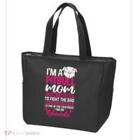 Pitbull Mom Pit Bull Terrier Mommy Pibble Mother's Day Tote Bag thumb 3