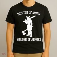 Painting Miniatures Role Playing Game Fantasy Warrior Minis T-Shirt thumb 3