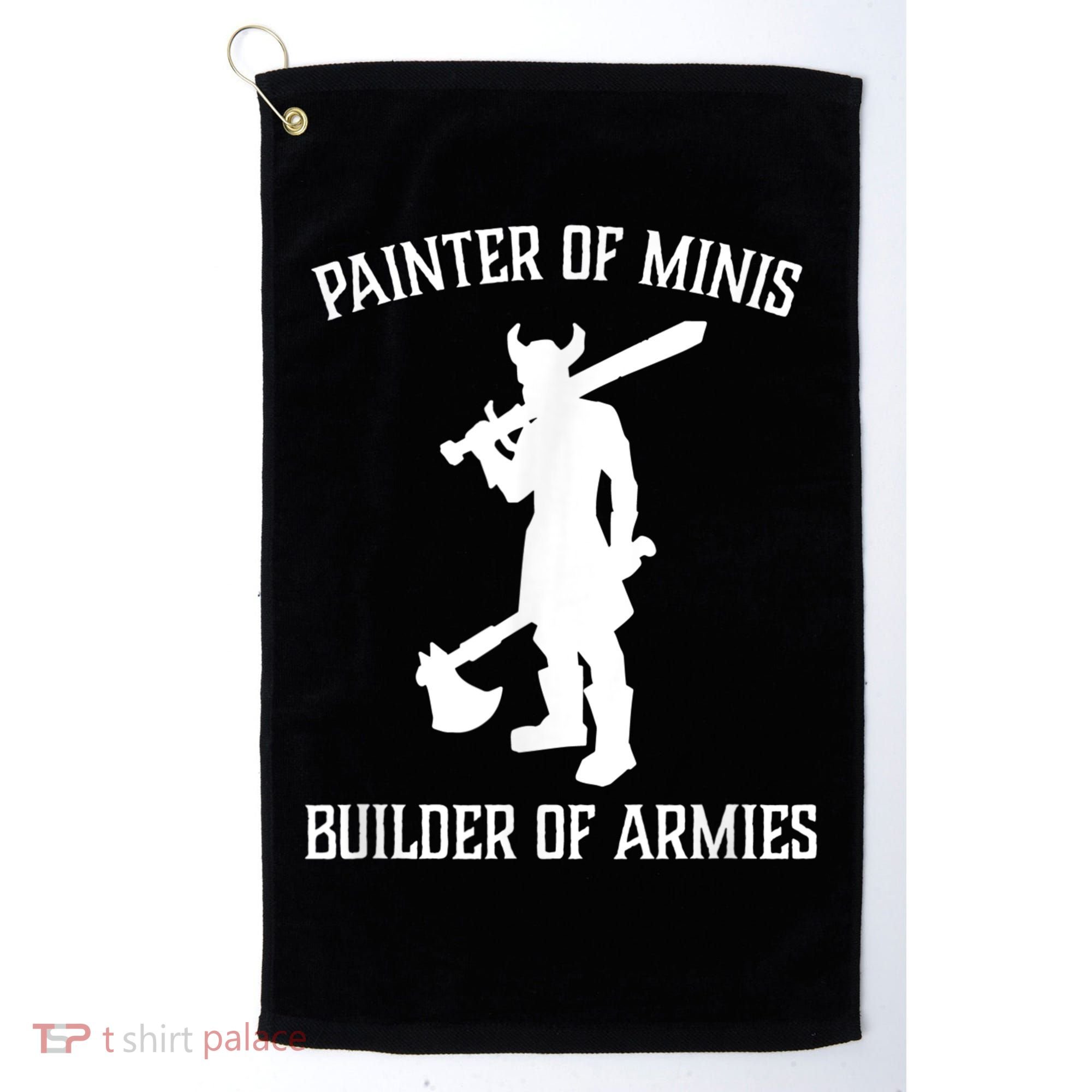 Painting Miniatures Role Playing Game Fantasy Warrior Minis Golf Towel