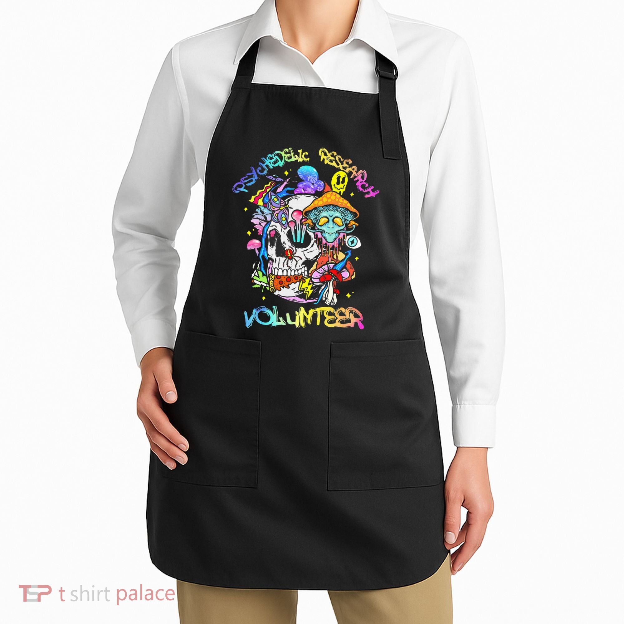 Psychedelic Mushroom Research Volunteer Apron