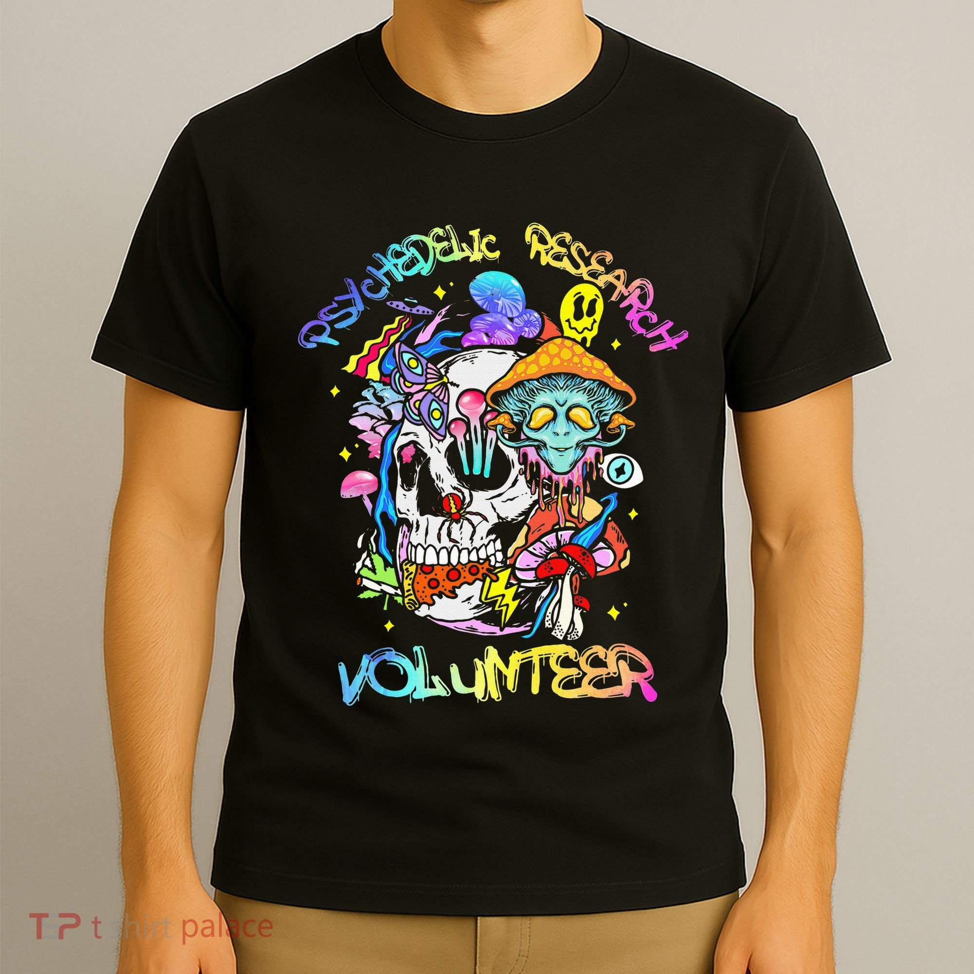 Psychedelic Mushroom Research Volunteer T-Shirt