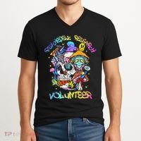 Psychedelic Mushroom Research Volunteer V-Neck T-Shirt thumb 2