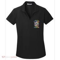 Psychedelic Mushroom Research Volunteer Women's Dry Zone Grid Polo thumb 0