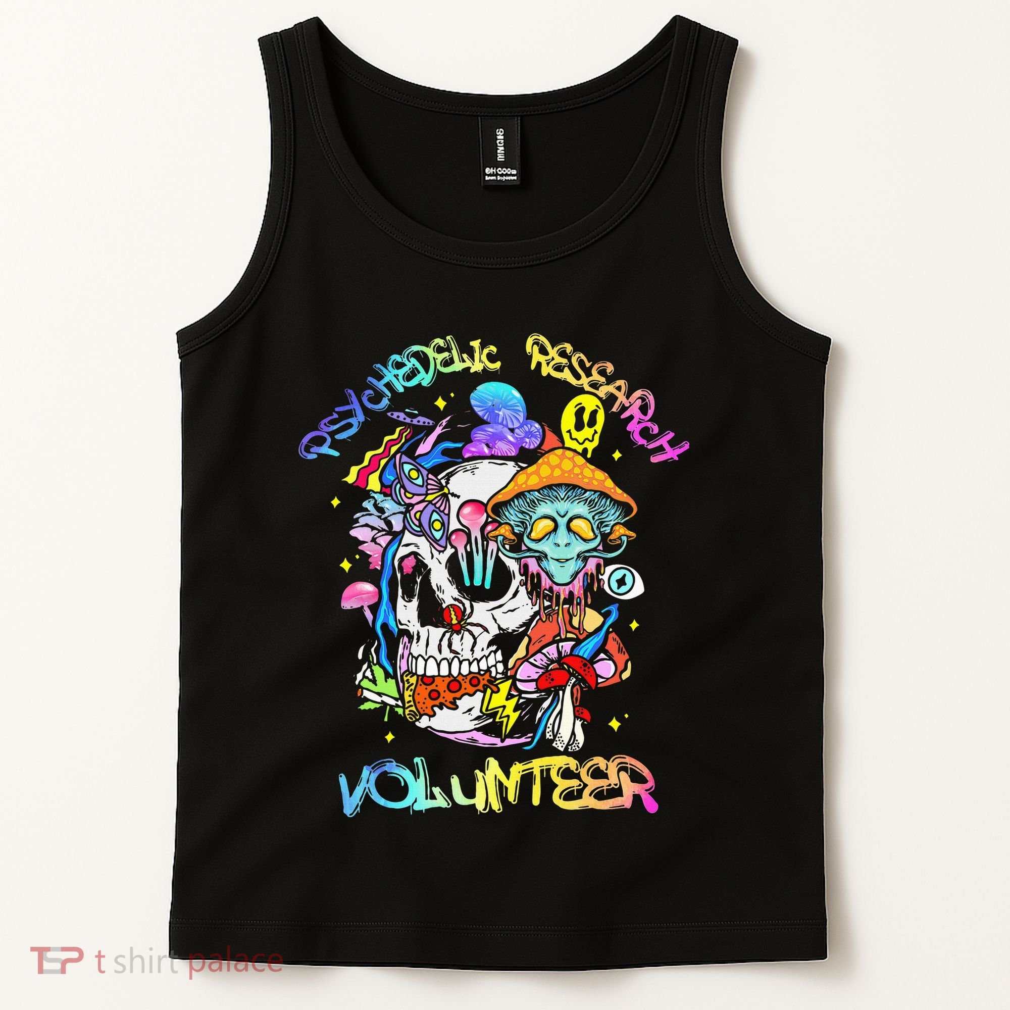 Psychedelic Mushroom Research Volunteer Tank Top