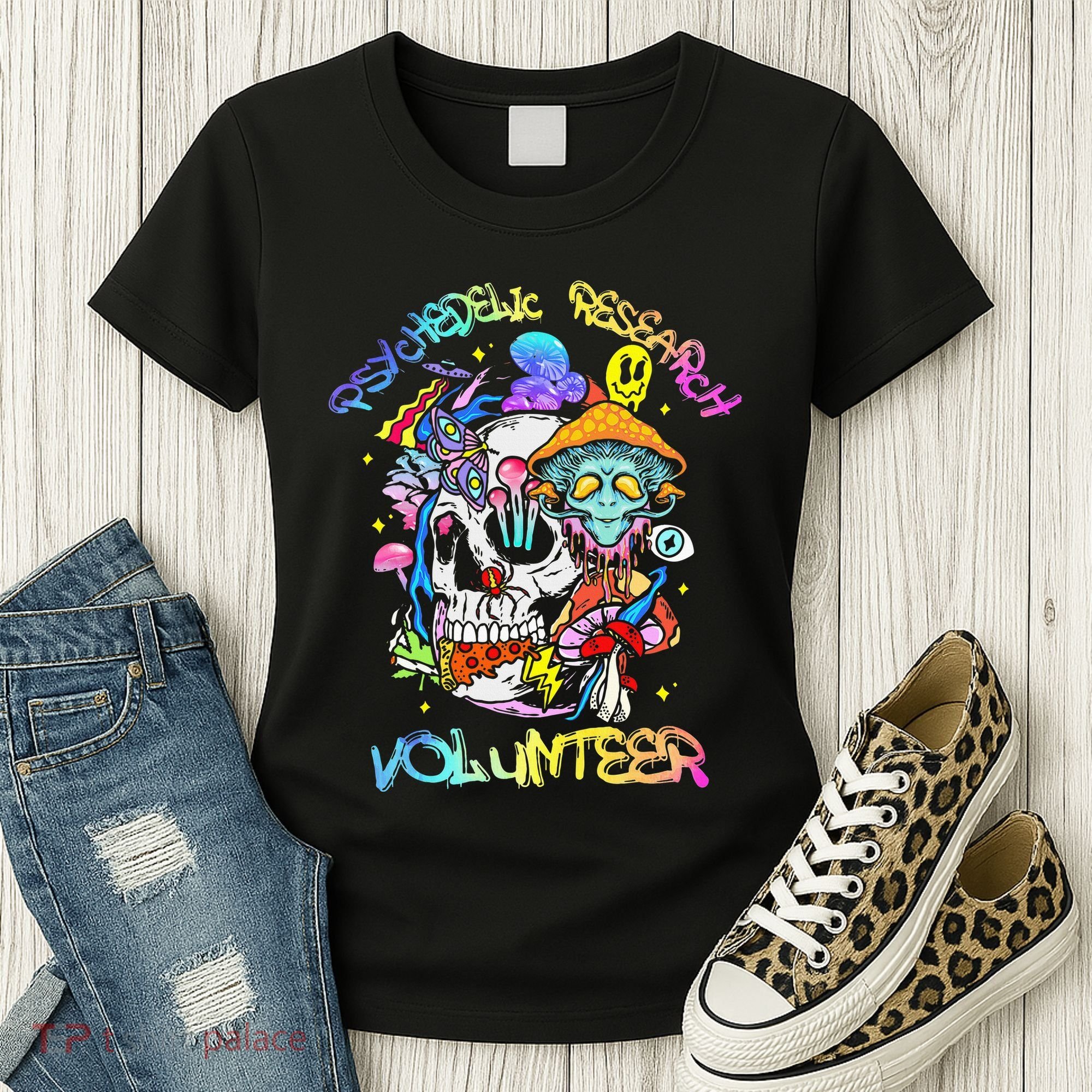 Psychedelic Mushroom Research Volunteer Women's T-Shirt