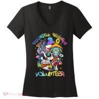 Psychedelic Mushroom Research Volunteer Women's V-Neck T-Shirt thumb 0