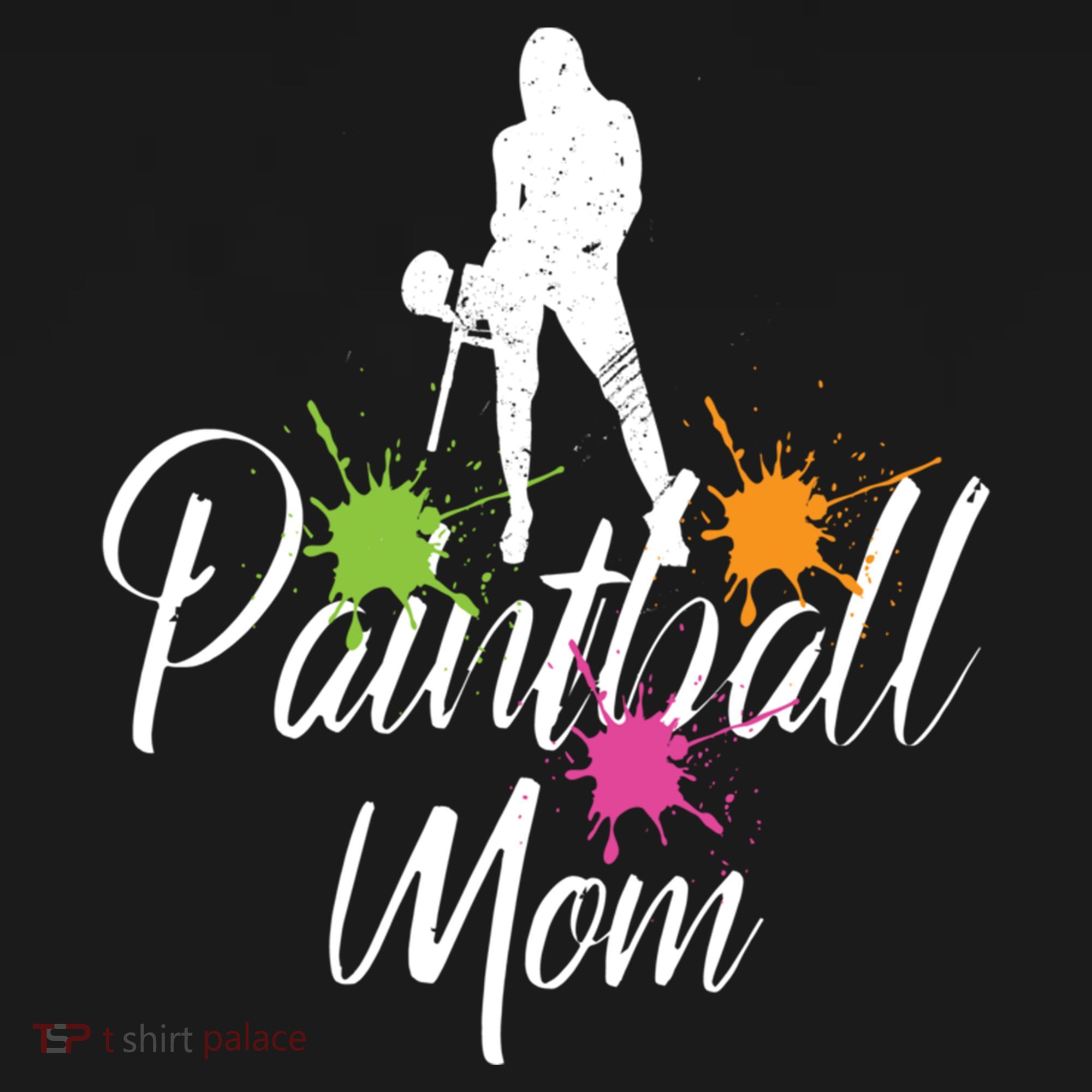 Paintball Mom Retro Awesome Baller Mom Funny Gift Present Gift Women's Hoodie