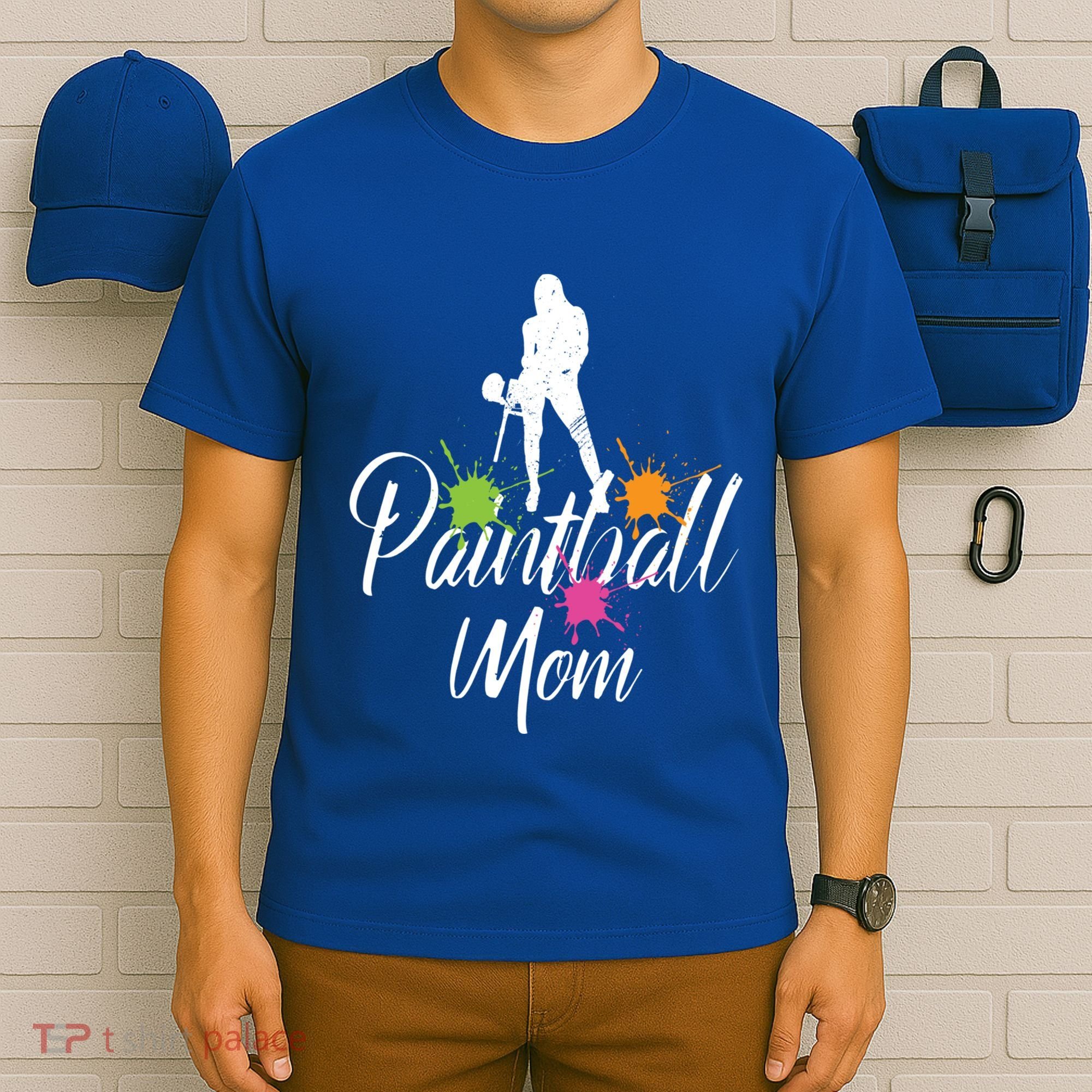 Paintball Mom Retro Awesome Baller Mom Funny Gift Present Gift T-Shirt
