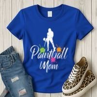 Paintball Mom Retro Awesome Baller Mom Funny Gift Present Gift Women's T-Shirt thumb 3