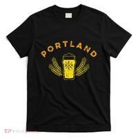 Portland Maine Retro Vintage Style Craft Beer Drinkers T-Shirt thumb 0