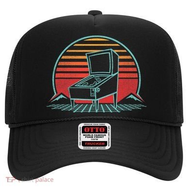 Pinball Machine Retro Vintage 80s Style Hat