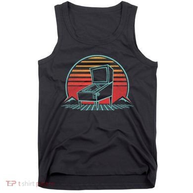Pinball Machine Retro Vintage 80s Style Tank Top