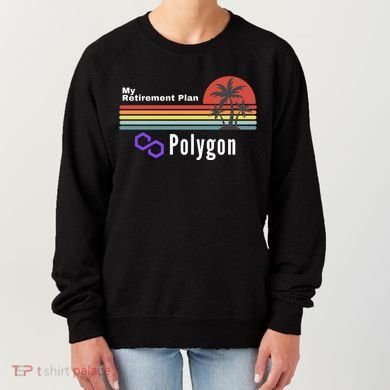 Polygon My Retirement Plan, Polygon Logo, Polygon Crypto Women's Sweatshirt