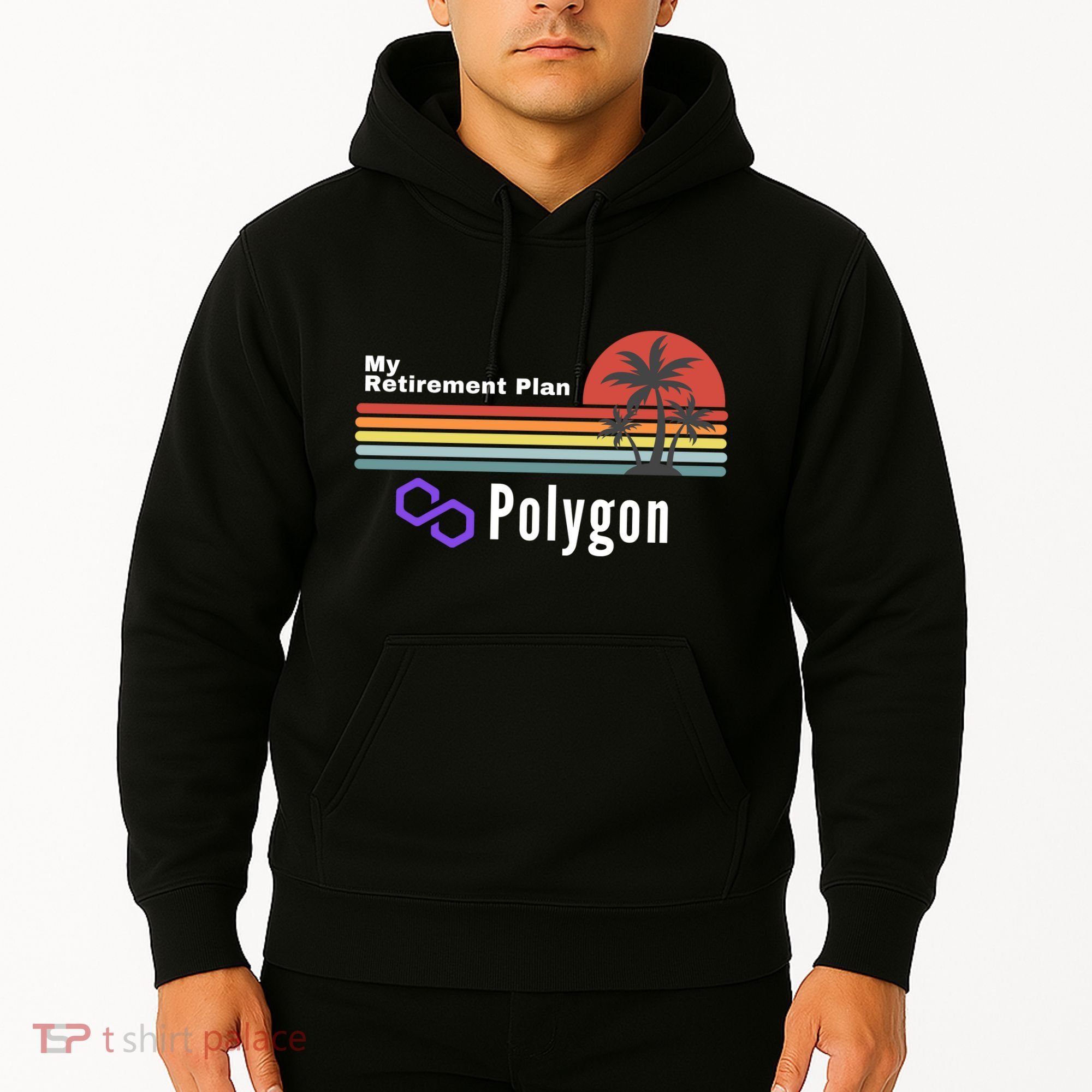 Polygon My Retirement Plan, Polygon Logo, Polygon Crypto Hoodie