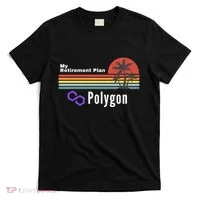 Polygon My Retirement Plan, Polygon Logo, Polygon Crypto T-Shirt thumb 0