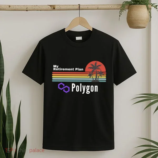 Polygon My Retirement Plan, Polygon Logo, Polygon Crypto T-Shirt