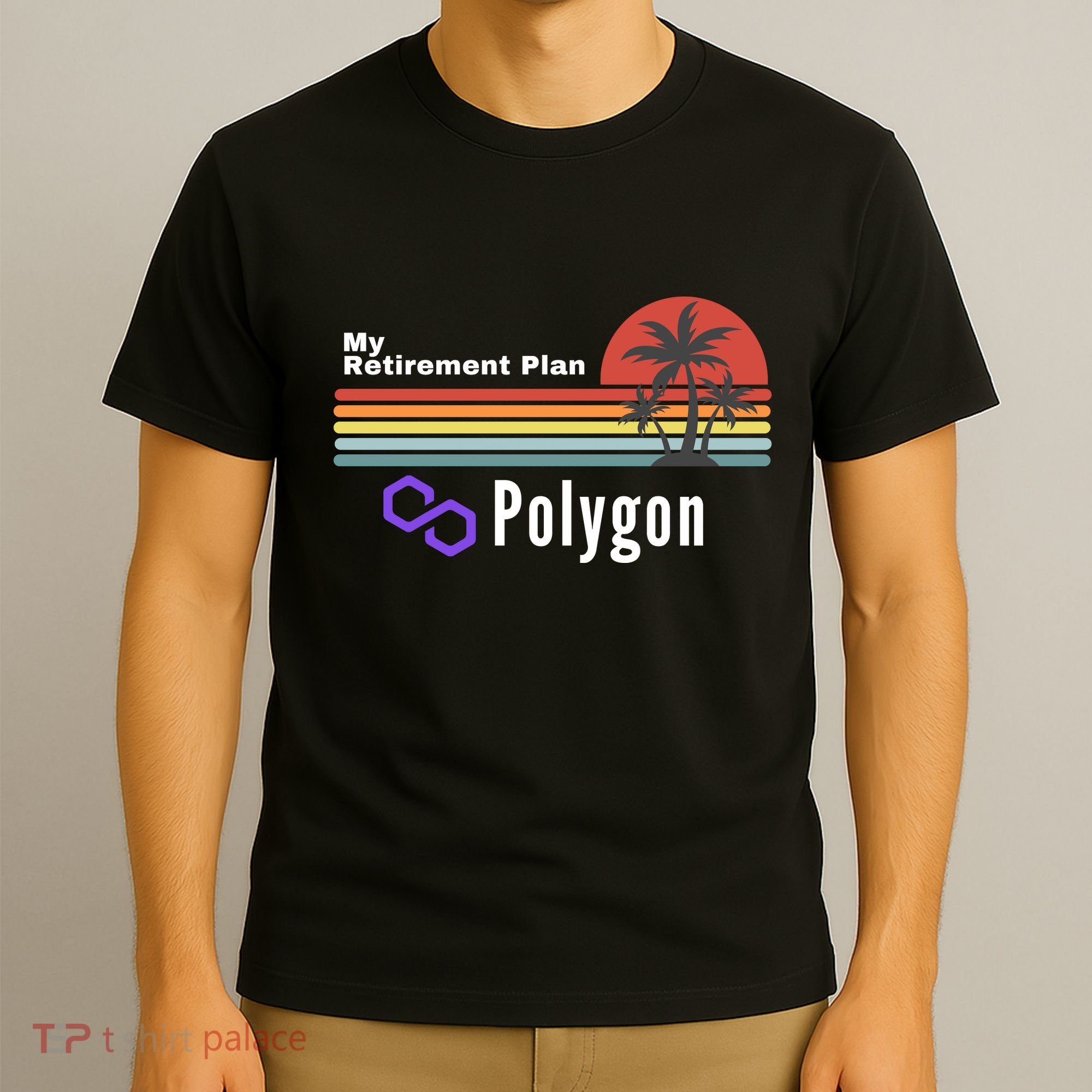 Polygon My Retirement Plan, Polygon Logo, Polygon Crypto T-Shirt