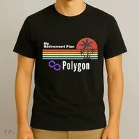 Polygon My Retirement Plan, Polygon Logo, Polygon Crypto T-Shirt thumb 3