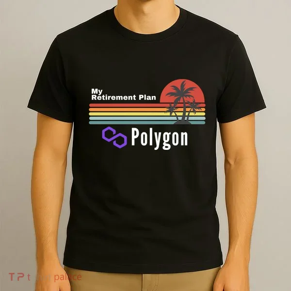 Polygon My Retirement Plan, Polygon Logo, Polygon Crypto T-Shirt