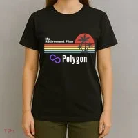 Polygon My Retirement Plan, Polygon Logo, Polygon Crypto T-Shirt thumb 4