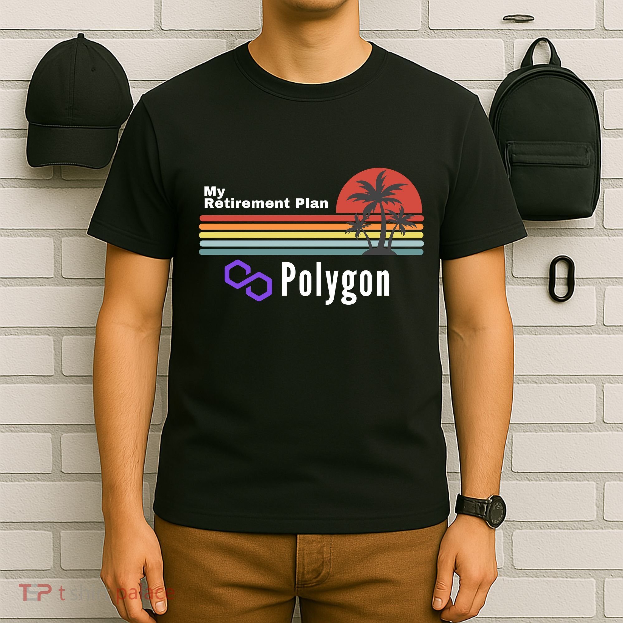 Polygon My Retirement Plan, Polygon Logo, Polygon Crypto T-Shirt