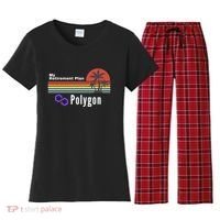 Polygon My Retirement Plan, Polygon Logo, Polygon Crypto Women's Flannel Pajama Set thumb 0