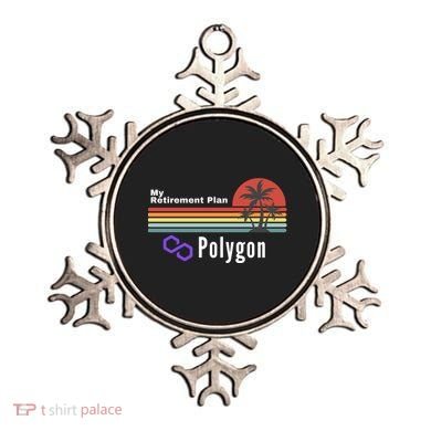 Polygon My Retirement Plan, Polygon Logo, Polygon Crypto Ornament