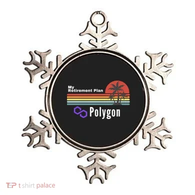 Polygon My Retirement Plan, Polygon Logo, Polygon Crypto Ornament