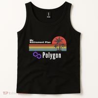 Polygon My Retirement Plan, Polygon Logo, Polygon Crypto Tank Top thumb 2