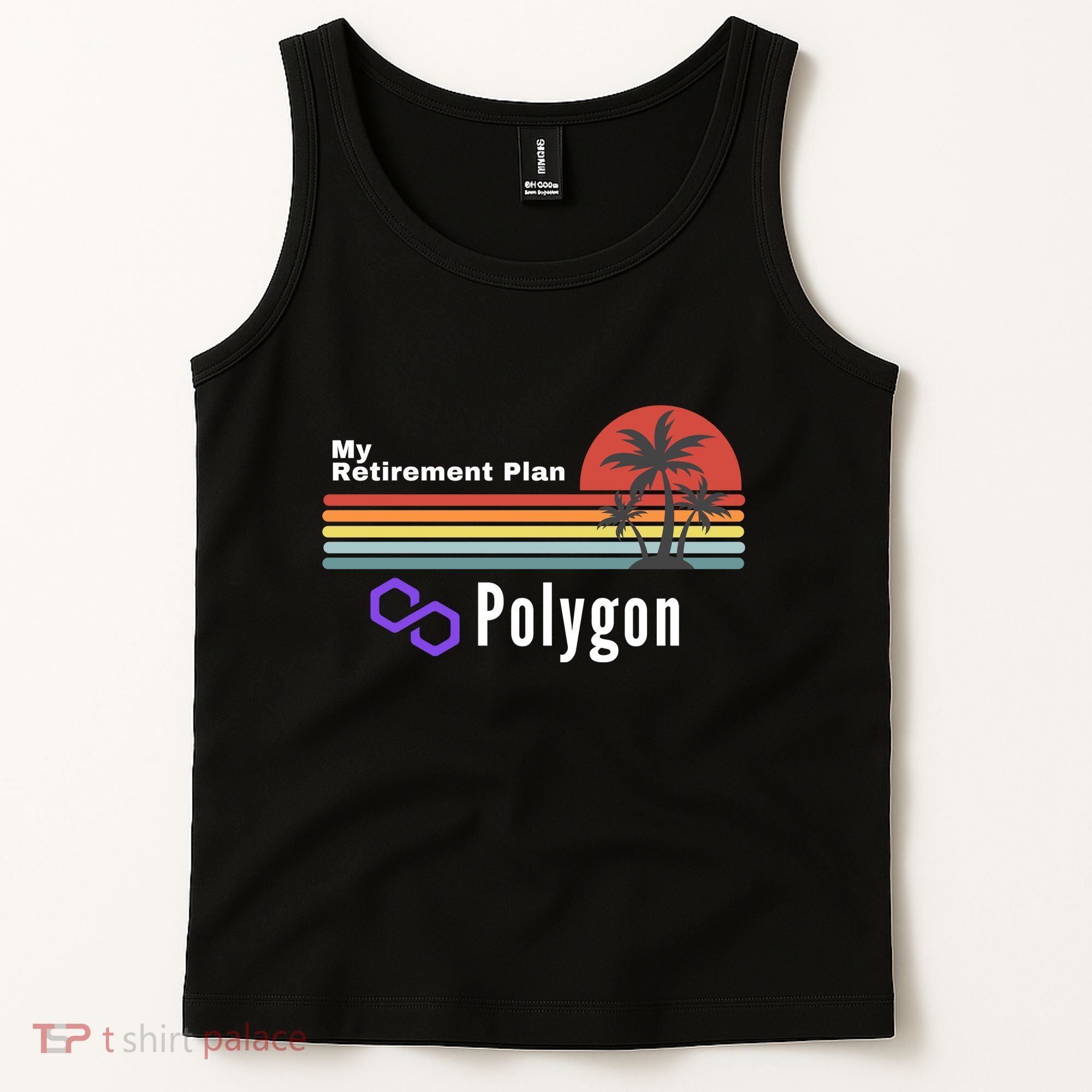 Polygon My Retirement Plan, Polygon Logo, Polygon Crypto Tank Top