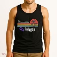 Polygon My Retirement Plan, Polygon Logo, Polygon Crypto Tank Top thumb 3
