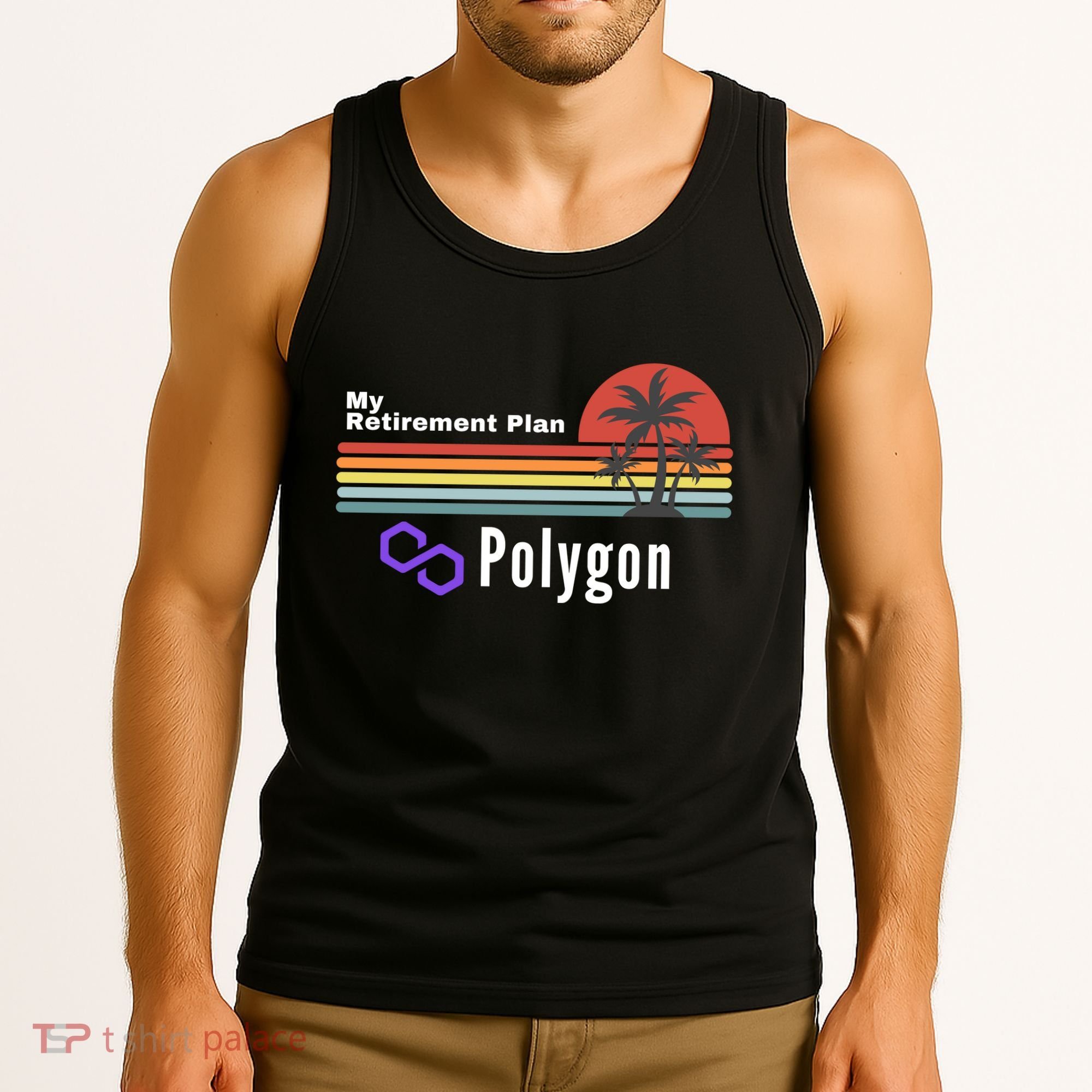 Polygon My Retirement Plan, Polygon Logo, Polygon Crypto Tank Top