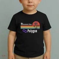 Polygon My Retirement Plan, Polygon Logo, Polygon Crypto Toddler T-Shirt thumb 2
