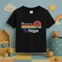 Polygon My Retirement Plan, Polygon Logo, Polygon Crypto Toddler T-Shirt thumb 3