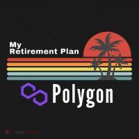 Polygon My Retirement Plan, Polygon Logo, Polygon Crypto Wool Snapback Cap thumb 2