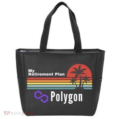 Polygon My Retirement Plan, Polygon Logo, Polygon Crypto Tote Bag