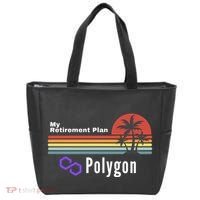 Polygon My Retirement Plan, Polygon Logo, Polygon Crypto Tote Bag thumb 0