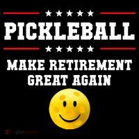 Pickleball Make Retirement Great Again Doggie Tank thumb 4